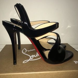 Christian Louboutin NEW Vavazou slingback 100mm